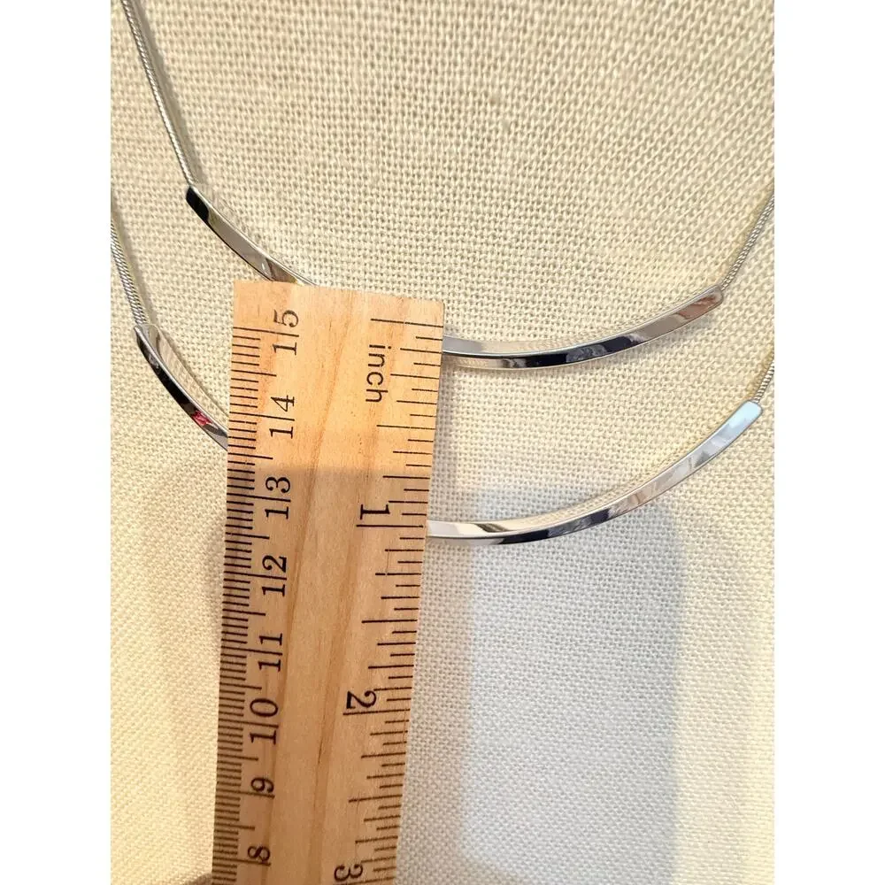 Vintage NOS The Limited Double Bar Necklace 16”